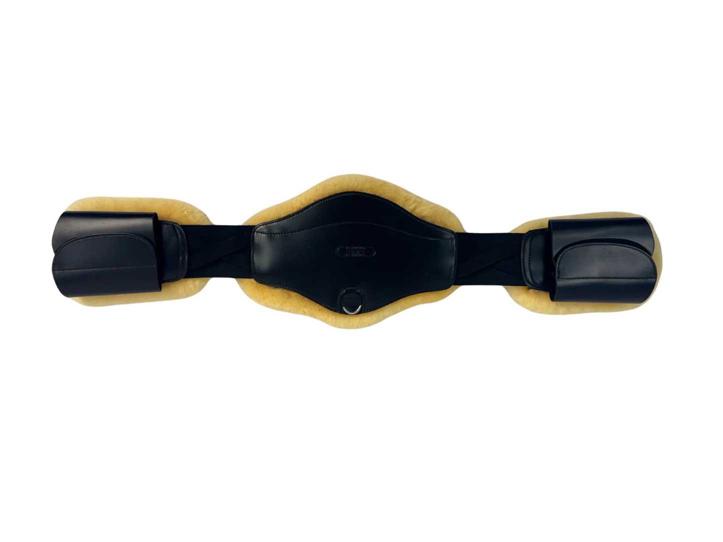 Removable Genuine Sheepskin Pads for Short Comfort Girth