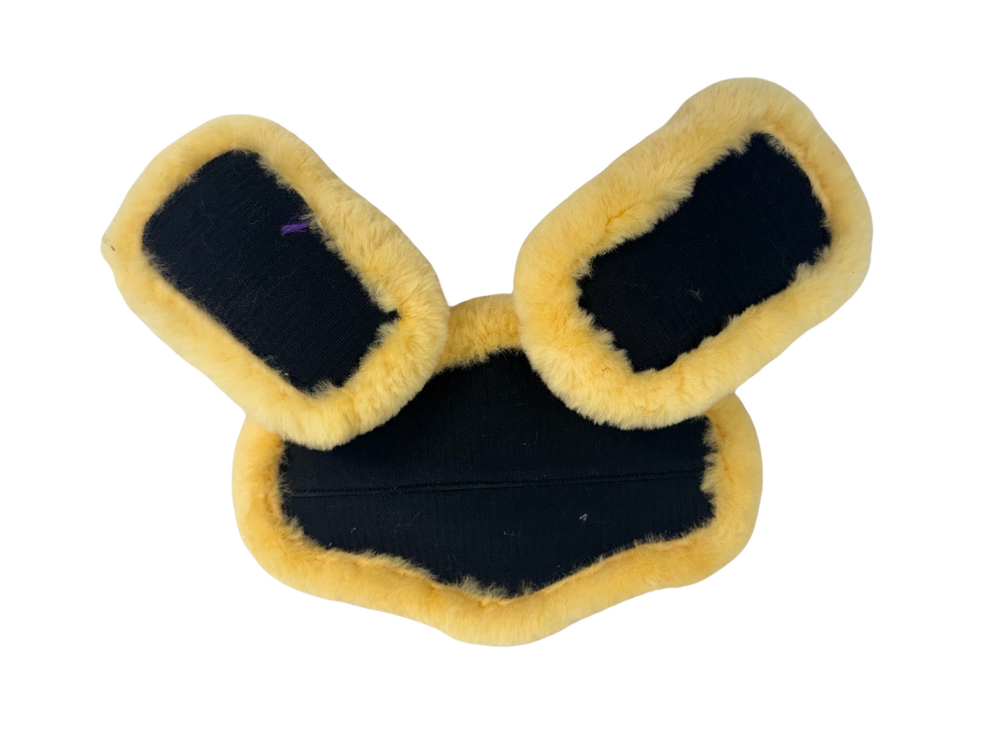 Removable Genuine Sheepskin Pads for Short Comfort Girth