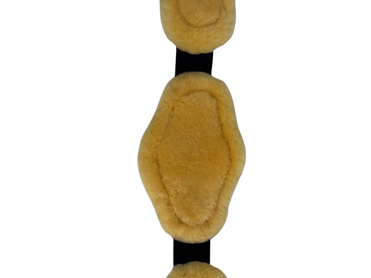 Removable Genuine Sheepskin Pads for Short Comfort Girth