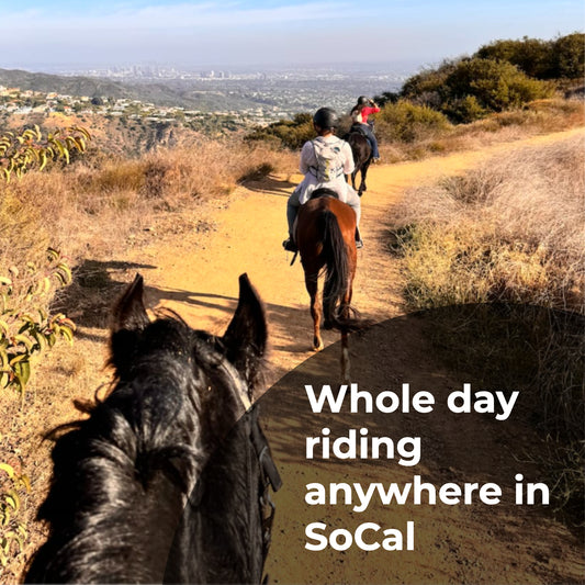 Whole day horse adventure in Southern California