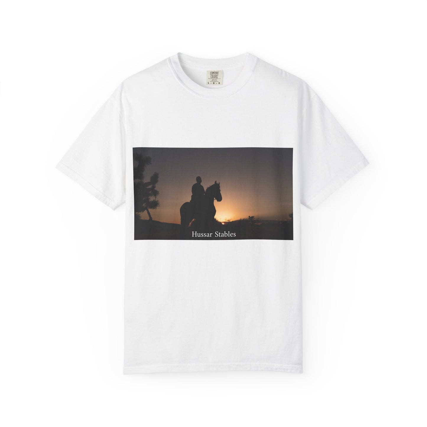Ride with me into the Sunset T-Shirt — “Hunter Saddles” Silhouette Tee