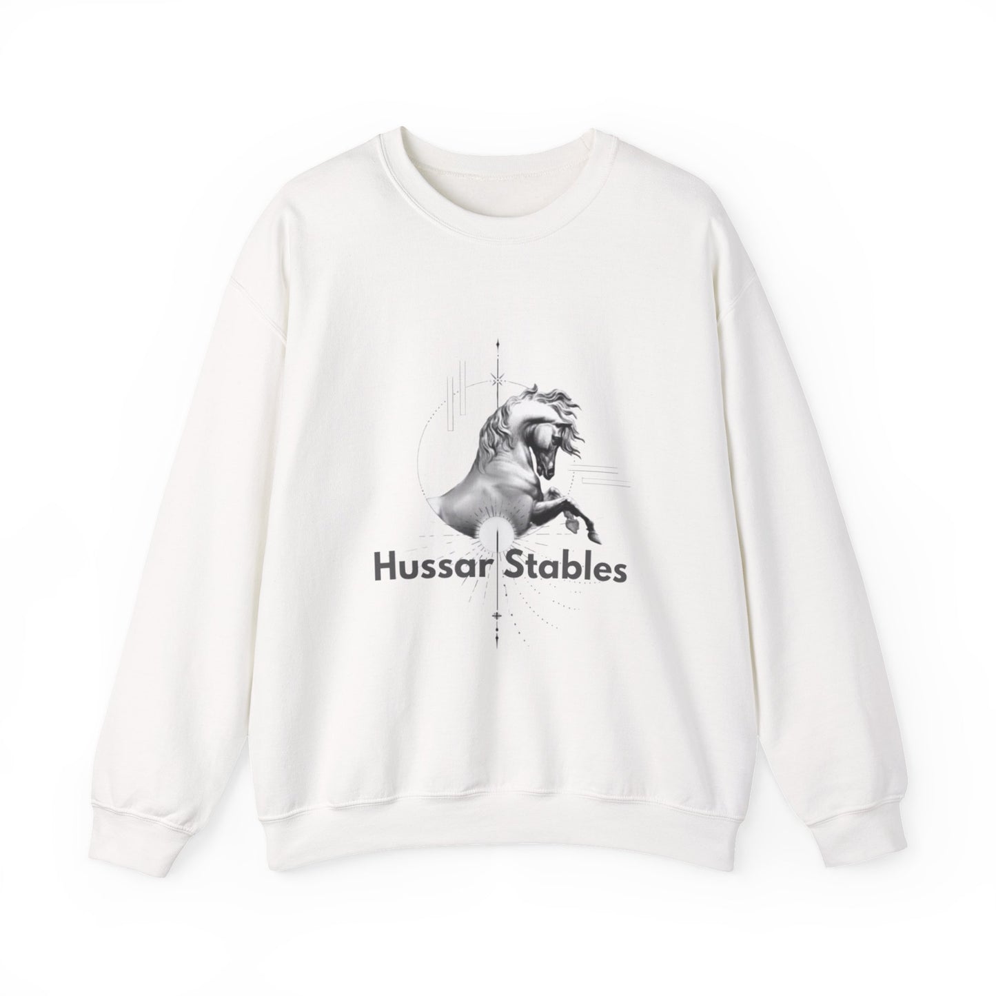 Hussar Stables Horse Graphic Sweatshirt