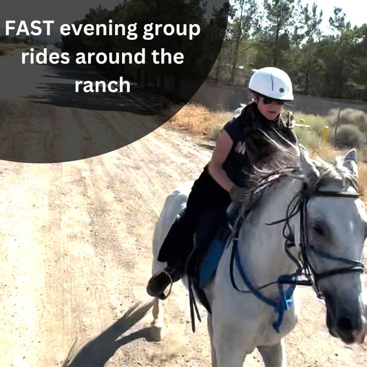 Fast-paced evening group rides