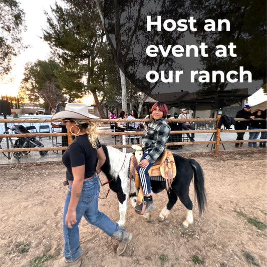 Host an event at our ranch